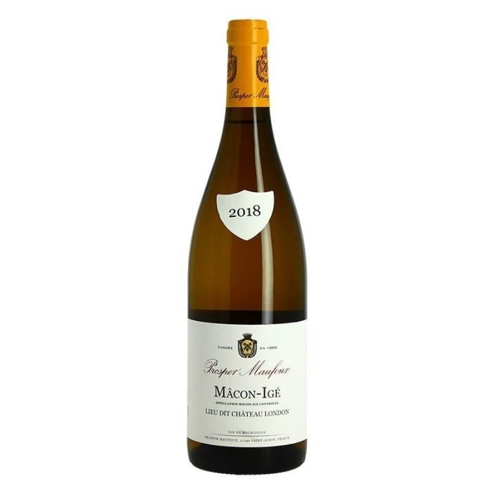 Macon Igé Lieu Dit Château LONDON Prosper MAUFOUX Vin Blanc de Bourgogne