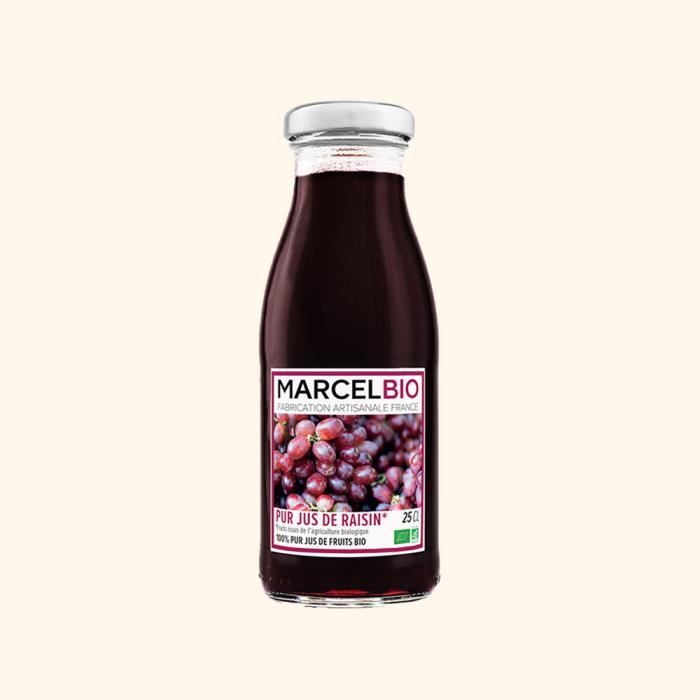 Marcel Bio - Pur Jus de Raisin Bio 25cl