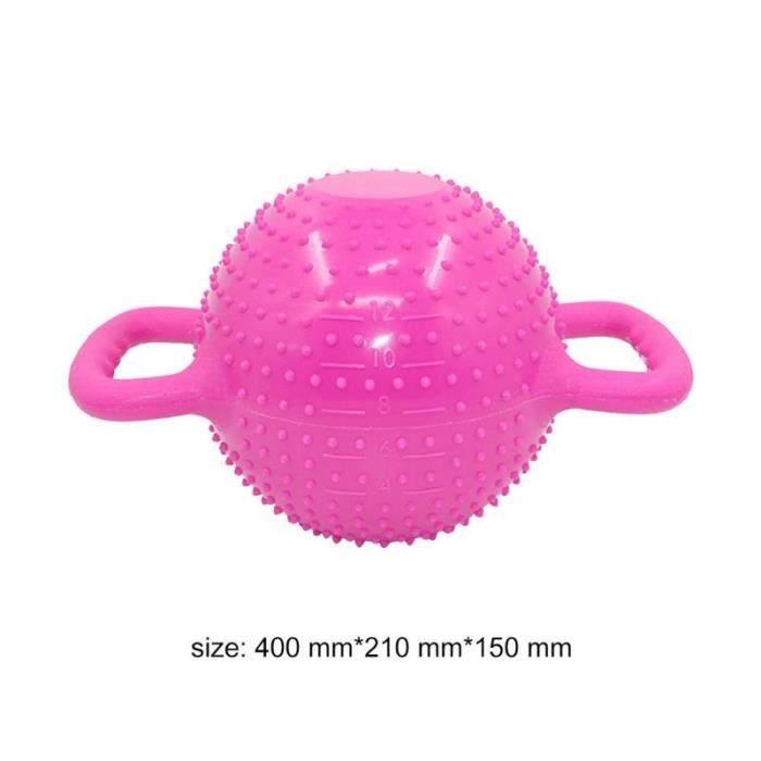 Yoga Fitness bouilloire cloche 4-12LB réglable eau Kettlebell haltère Double poignées Pilate exercic - Modèle: Marron -
