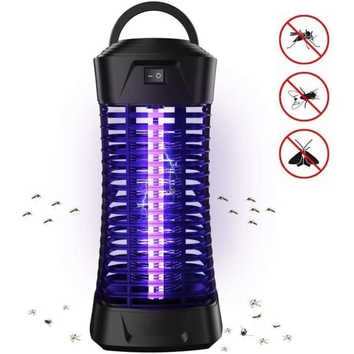 Lukasa Moustique Tueur Lampe, 6W UV Electrique Moustique Killer Lampe, Electrique Anti Insectes Répulsif, Tueur De Moustique Lampes