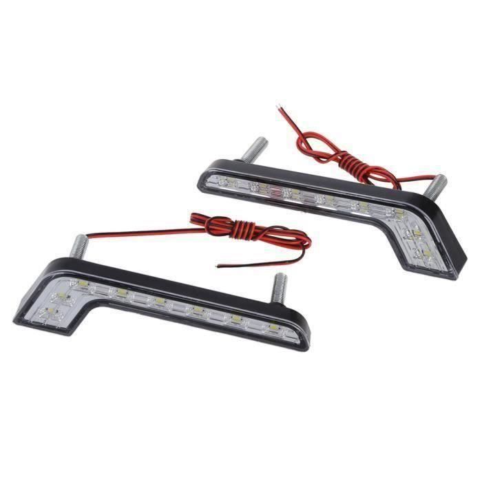 2x LED pour Mercedes Benz Style de DRL feux diurnes Blanc Feux antibrouillard avant