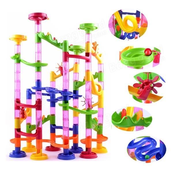 Circuit de Billes Jeu de Construction Jouet Enfant Bloc Piste Éducatif