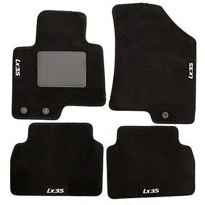 Jeu de 4 tapis moquette pour HYUNDAI IX35 2009>2015