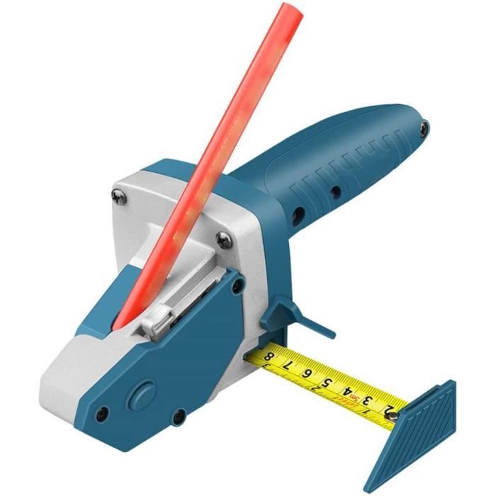 KKmoon Cutter pour plaque de plâtre, outil de découpe pour plâtre avec mètre à ruban Outils de coupe pour écritures de travail du bo