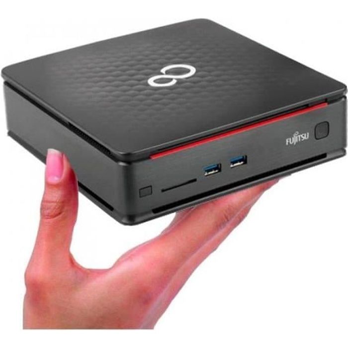 Mini UC Fujitsu Esprimo Q520 - Intel Pentium 2,8 GHz - HDD 500 Go - RAM 4 Go - Windows 10 Pro