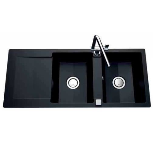 Evier LUISINA EPURE Nero 2 cuves EV2821139
