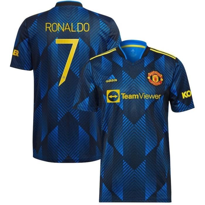 Maillot MANCHESTER UNITEDx Ronaldos 2022 Sweat Maillot de Football Collection Homme Adulte - Bleu