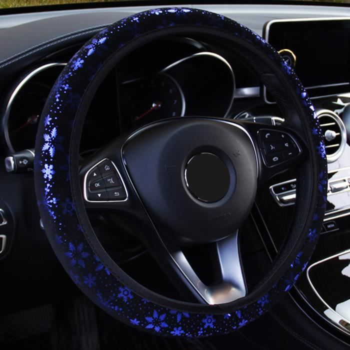 TEMPSA Couvre-Volant universel pour volant de 37 à 38 cm de diamètre BLEU