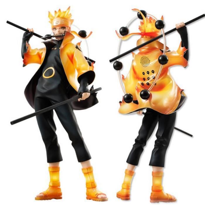 Figurine 18cm Anime Naruto Rikudou mode Sennin Uzumaki Naruto PVC Jouets