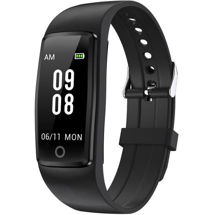 Willful Podometre Non Connecté Femme Homme Enfant Personne Agée Trackers d'Activité Calories Sommeil Etanche Montre Sport Noir