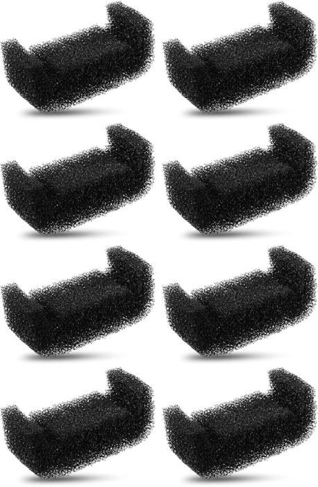 8x Filtre Fontaine Eau Chat Animal Mousse Éponge Moteur Filtration Distributeur Abreuvoir Noir