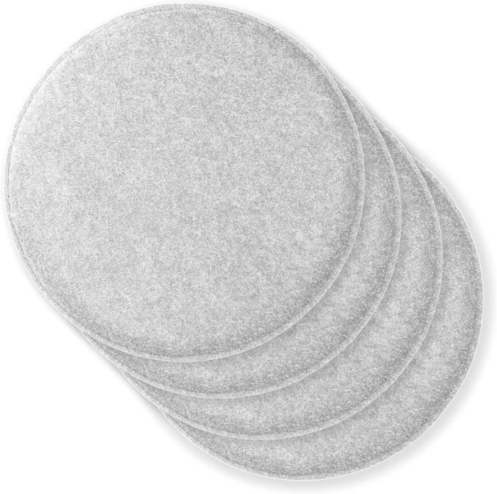 FlyGulls Lot de 4 coussins de chaise antidérapants pour chaises de salle à manger, cuisine, 45,7 x 45,7 x 7,6 cm, coussins de chaise turftés, confortables et doux avec attaches (bleu roi