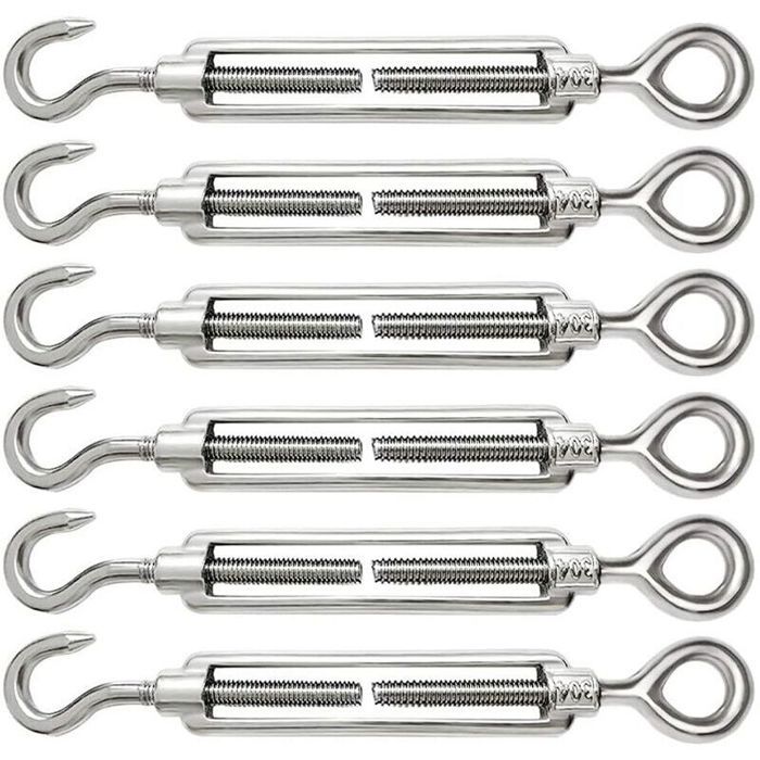 1 Jeu De 30 Mètres De Nylon Enduit Robuste, Corde Métallique M2 De 2mm En Acier Inoxydable 304, Avec Tendeur à Sertir En Aluminium