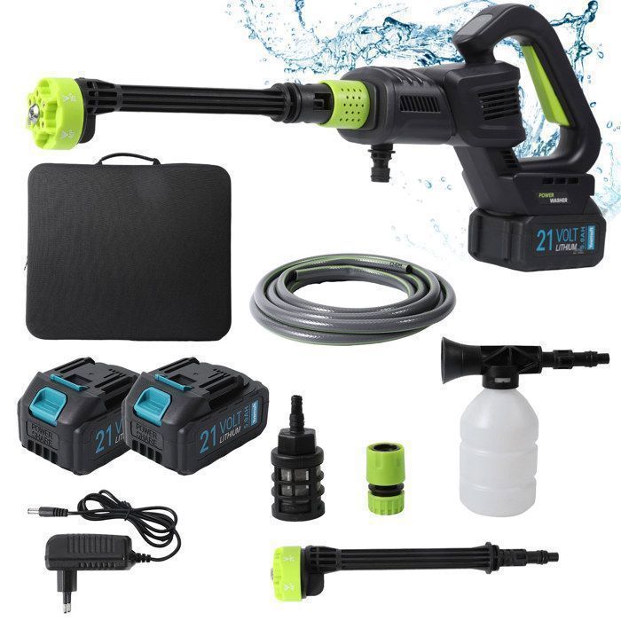 Nettoyeur Haute Pression Sans Fil Compatible Avec Batterie Makita 18V