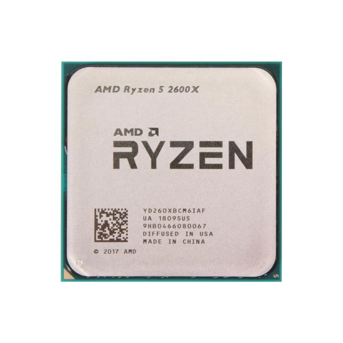 Processeur Ryzen 5 2600X Socket AM4 6 cœurs 12 threads 3.60 GHz 3 Mo L2 16 Mo L3 95W - Amd