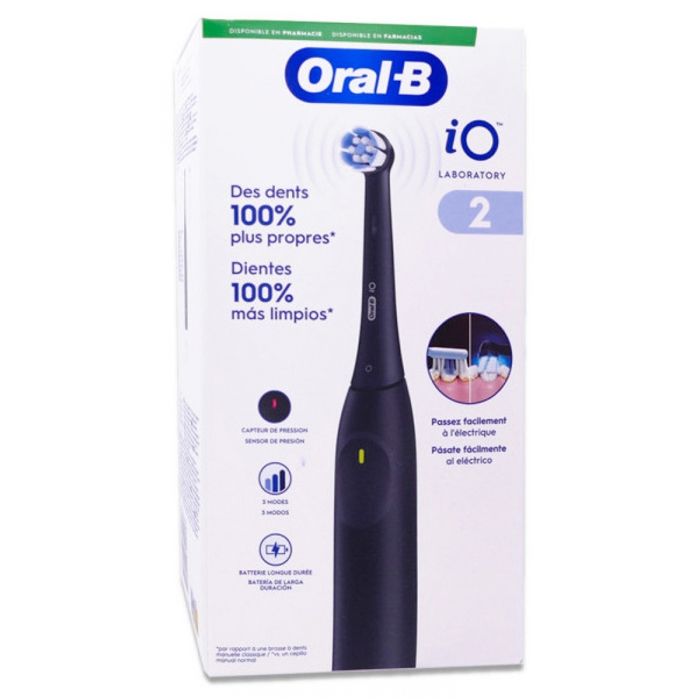 Brosses à dents électriques Oral B IO Laboratory 2 Brosse à Dents Rechargeable 3 Modes Intelligents + Accessoires Couleur :