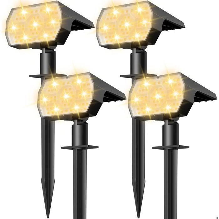 Lampe Solaire Extérieur 56LED 3 Modes Éclairage Spot Solaire Exterieur Projecteur LED Extérieur Jardin Etanche IP65 Blanc Chaud Lampe Solaire Extérieur 56LED 3 Modes Éclairage Spot Solaire Exterieur Projecteur LED Extérieur Jardin Etanche IP65 Blanc Chaud