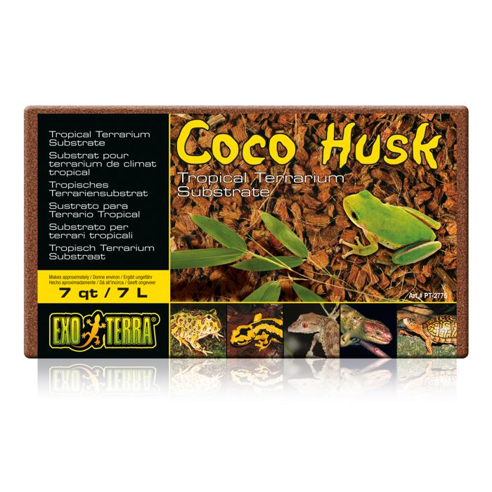 Meilleurs prix pour Kit de décoration Exo Terra Substrat Coco Husk - Marron - 3x88 L