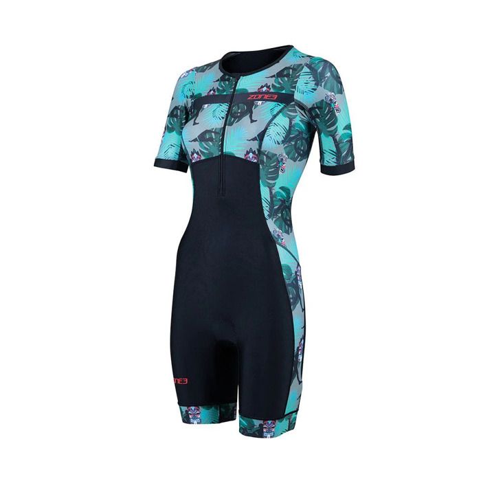 Combinaison courte de triathlon femme Zone3 Activate+ - Vert - XS