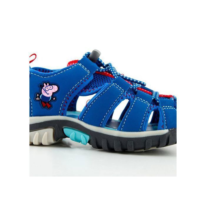 Sandales Peppa Pig de Regatta pour filles bleu sportif construit Sandales Peppa Pig de Regatta pour filles bleu sportif construit