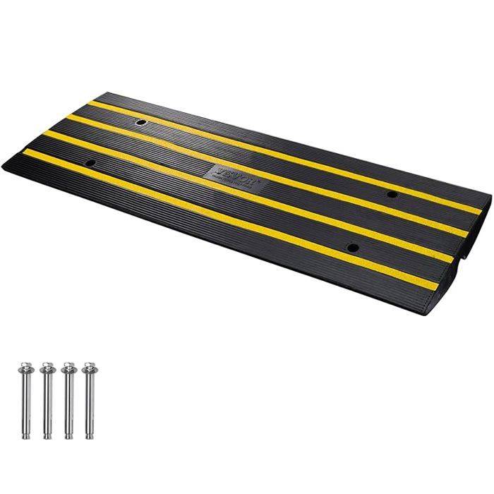 DAYUAN Lot De 2 Rampes D'accès Plastique 5 Tonnes – Hauteur 60 Mm, Largeur 200 Mm, Antidérapantes – Idéales Pour Vidange, Stockage, Trottoirs Hauts DAYUAN Lot De 2 Rampes D'accès Plastique 5 Tonnes – Hauteur 60 Mm, Largeur 200 Mm, Antidérapantes – Idéales Pour Vidange, Stockage, Trottoirs Hauts