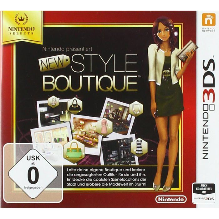 Jeu New Style Boutique Nintendo Selects 3DS Mode et accessoires