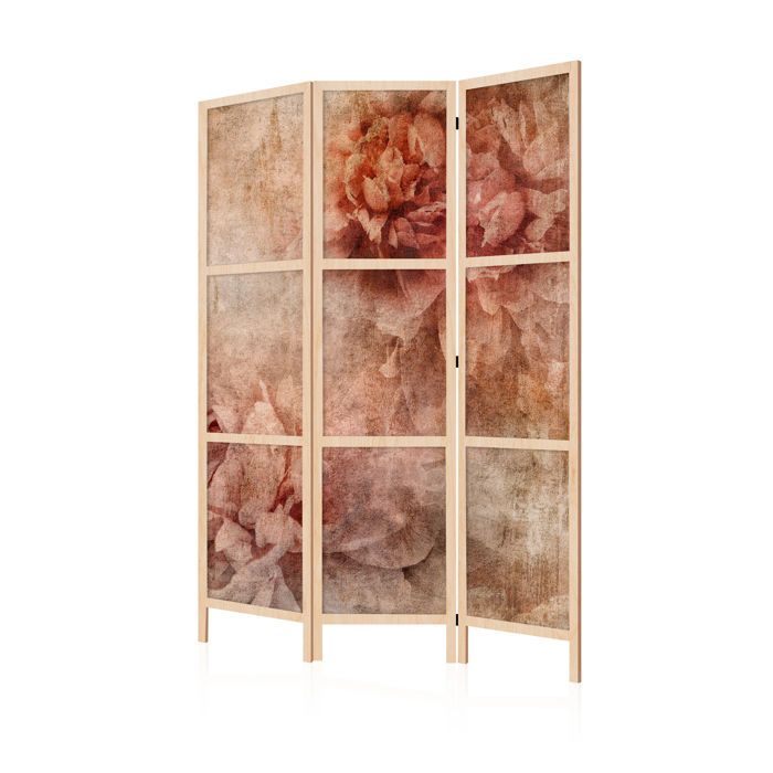 Paravent intérieur unilatéral - LumaSoul - 2-3-15-0-3d-1-1-3 - 3 pièces - 135x172 cm - Fleurs Japonaises 8