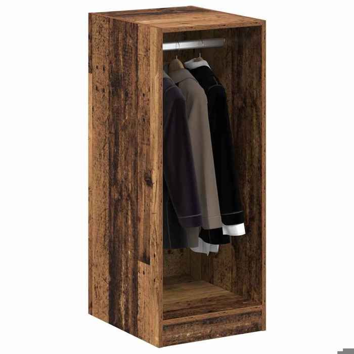 SOLDES DHIVER®Rangement et Organisation - Marron Armoire avec étagère avec stockage - Bois Ancien - 41 x 48 x 102 cm - 82509