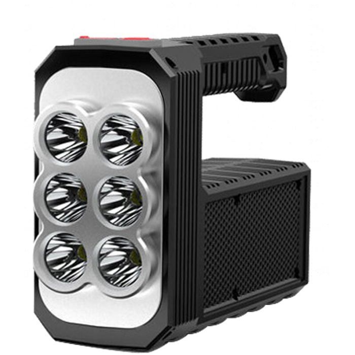 Lampe Torche LED Extérieur Anti-Chute Ultra Lumineuse - Projecteur Portable Longue Portée