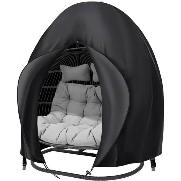Housse oeuf suspendu - Lot 1 - 200x230cm - Protection imperméable pour fauteuil balancelle Aucuneary