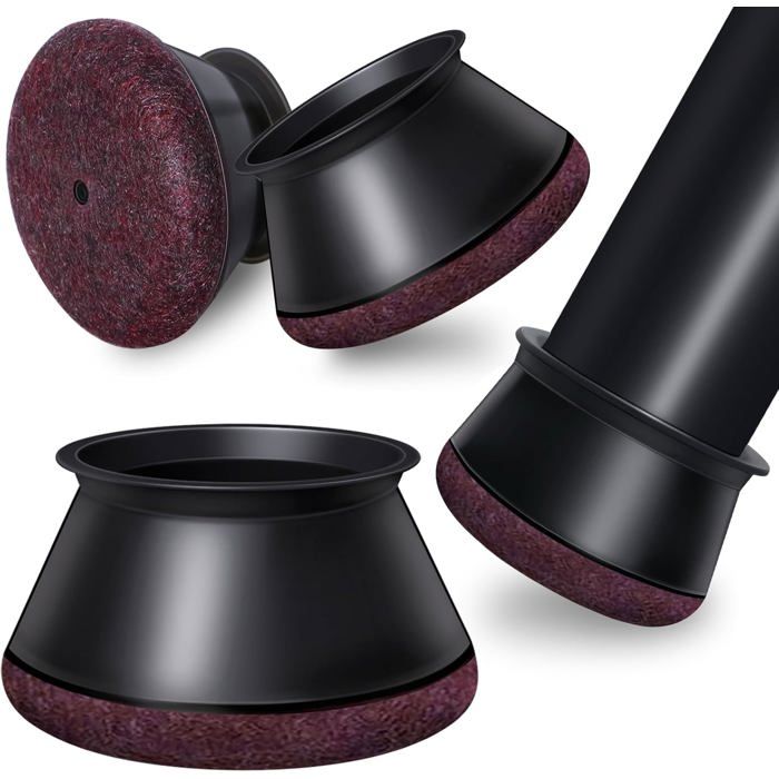Protection pieds de chaise - Unbrand - Lot de 24 pièces - Silicone résistant à lusure - Patins en feutre intégrés