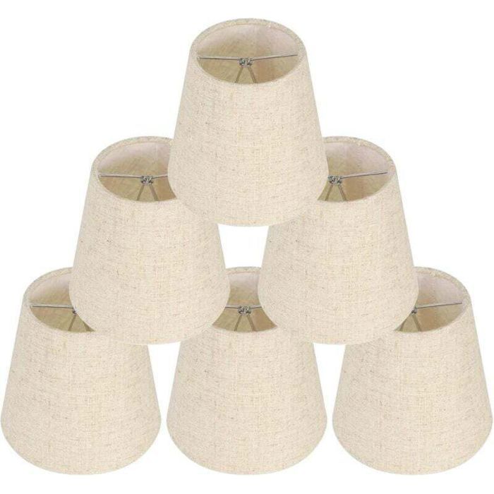 Abat-jour à pince E14 - MAX® - Lin métal PVC - D14cm H13cm - Lumière douce anti-moustique facile à installer Abat-jour à pince E14 - MAX® - Lin métal PVC - D14cm H13cm - Lumière douce anti-moustique facile à installer