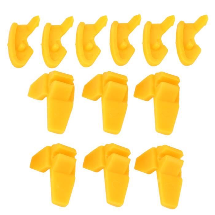 20 Protecteurs De Changeur De Pneus - Jaune, Protection Jante ABS Universelle