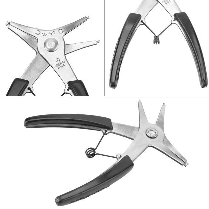 Pince à Circlips à Anneau - Longueur 17,8 Cm, Acier Carbone, Pour Circlips Internes/externes - 2