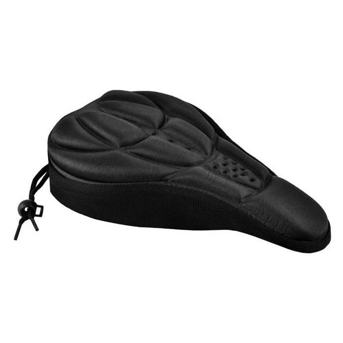 Vélo loisir - Velo - 3D silicone gel coussin selle housse souple noir