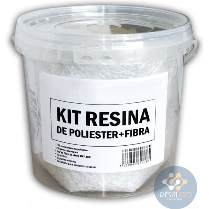 Kit de réparation Résine et Fibre de Verre