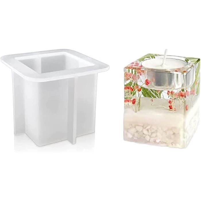 Moule Rectangle En Silicone Uxcell Pour Résine époxy, 3x1,8, Moule De Coulée En Cube, Neuf