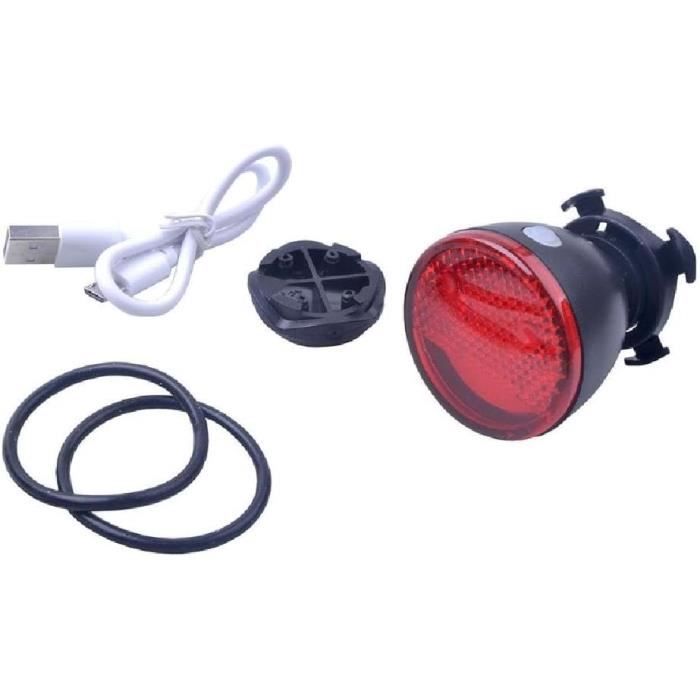 Rouge - Mini Feu Arrière De Vélo étanche En Silicone, 3 Modes