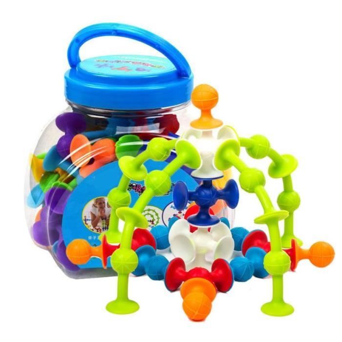 30 Ventouses Pop Sucker Toys – Jeu De Lancer Silicone Réutilisable Pour Enfants Et Adultes