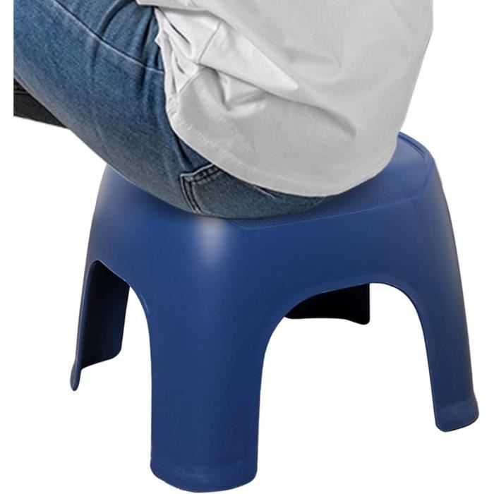 Petit Pouf Repose-Pieds Sharplace - Tabouret Cubique En Velours Éponge, 20x19cm, Antidérapant, Noir, Pour Entrée, Salon, Bureau - 11