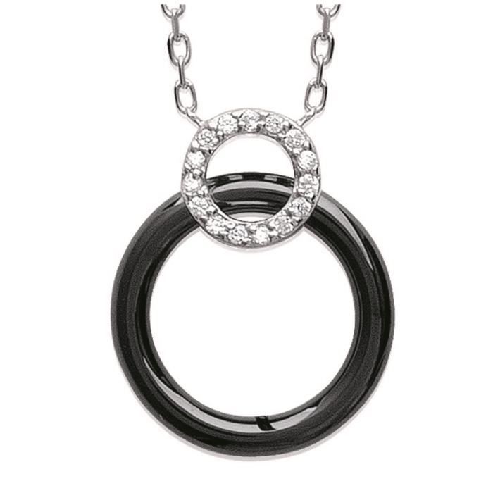 Collier Ras Du Cou En Argent 925 - Cristaux Zirconium - Bijouxia - Neuf Avec étiquettes