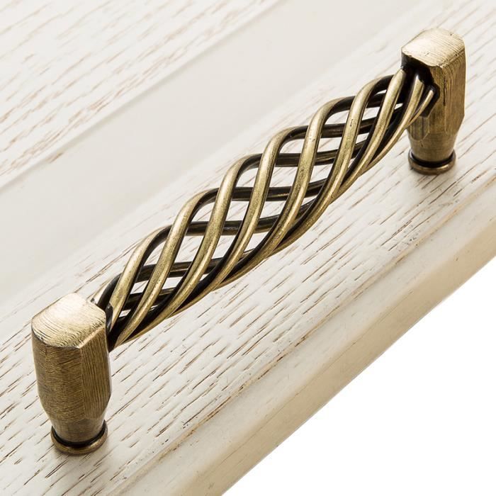 Poignée Barre De Traction En Fer Conception Cage Doiseaux Poignée De Porte Meubles Cuisine Armoire Bouton Placard Tiroir 3004 128