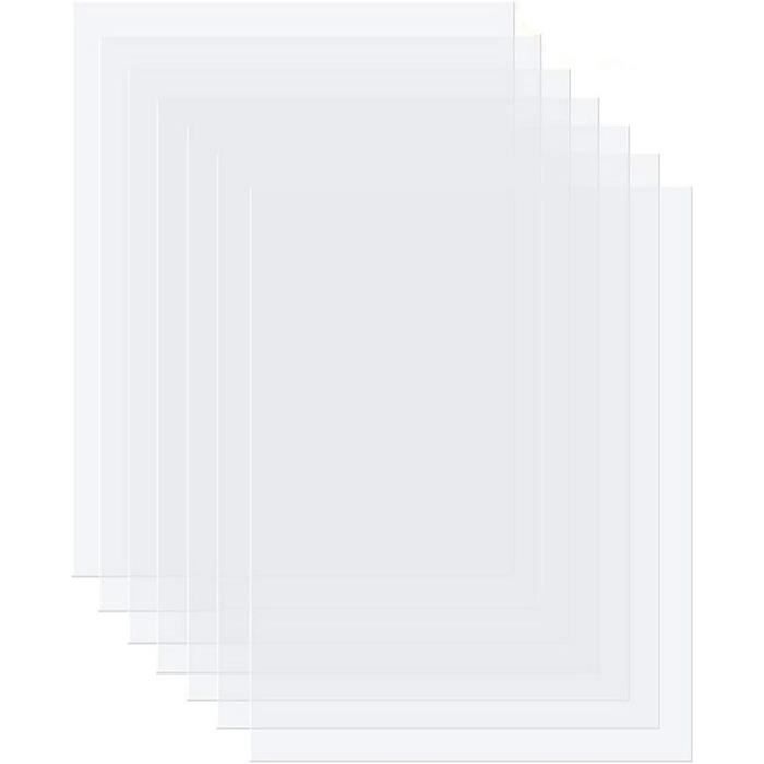 15 Feuilles De Pochoir Mylar Vierges - 30.5x30.5cm - Plastique PET Réutilisable - Pour DIY & Artisanat