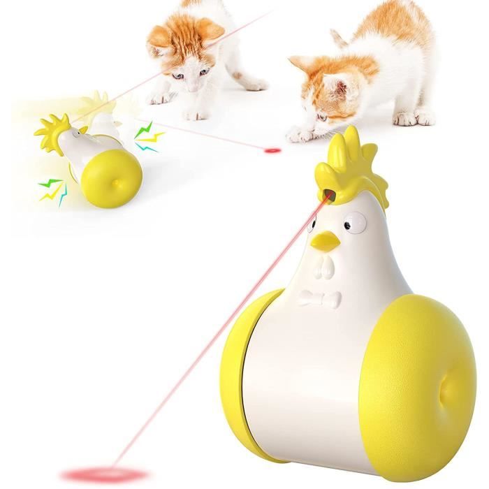 Meilleurs prix pour Jouets Chat Interactif - ZGEER - Tumbler Jouet pour Chat - Jaune - ABS - Intérieur
