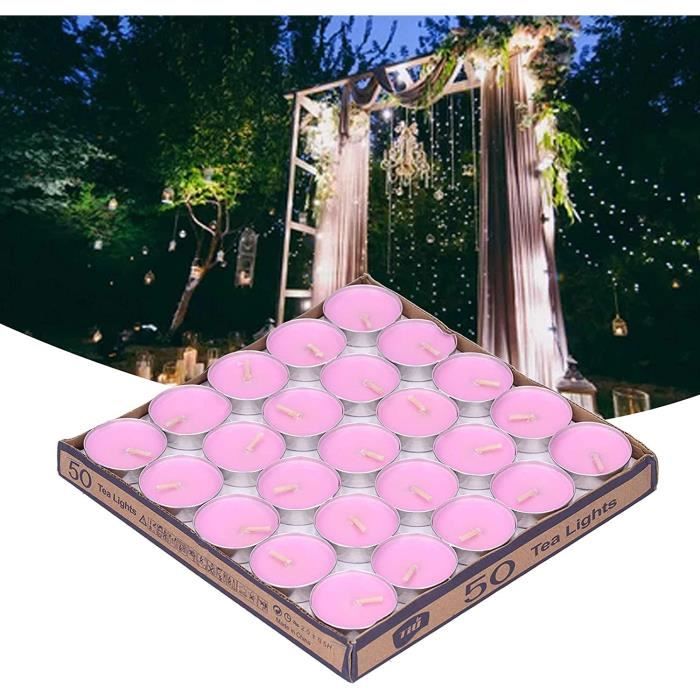30 Bougies Flottantes Non Parfumées Blanches - Décoration Mariage, Spa Et Centres De Table