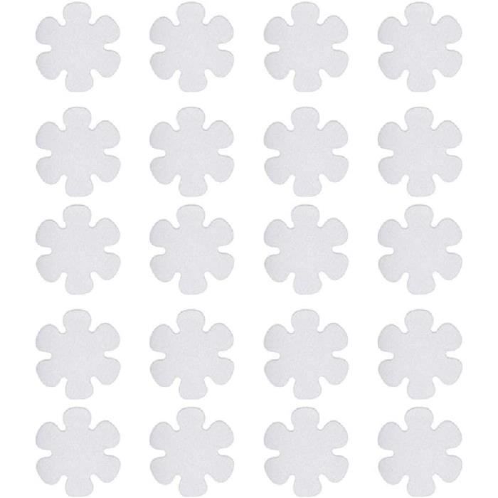 Lot De 24 Autocollants Antidérapants Pour Douche, Bandes De Sécurité