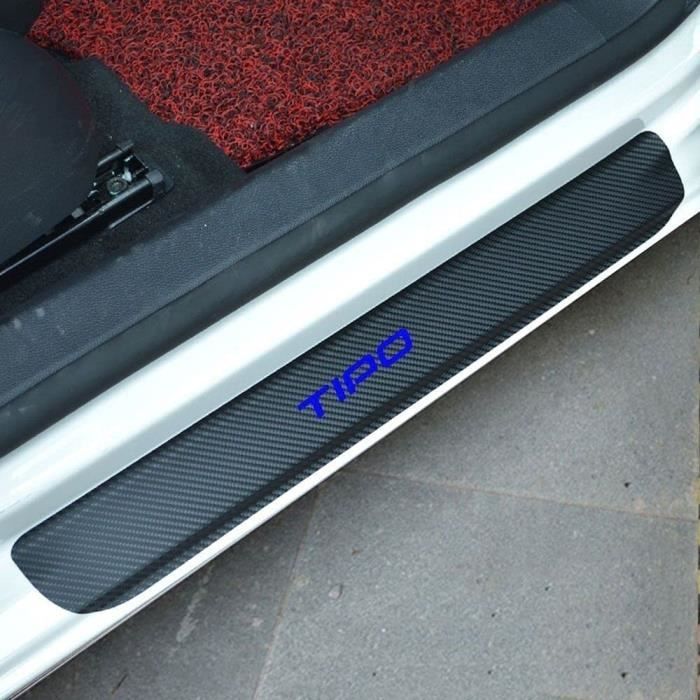 Protection de seuil de portière de voiture en fibre de carbone