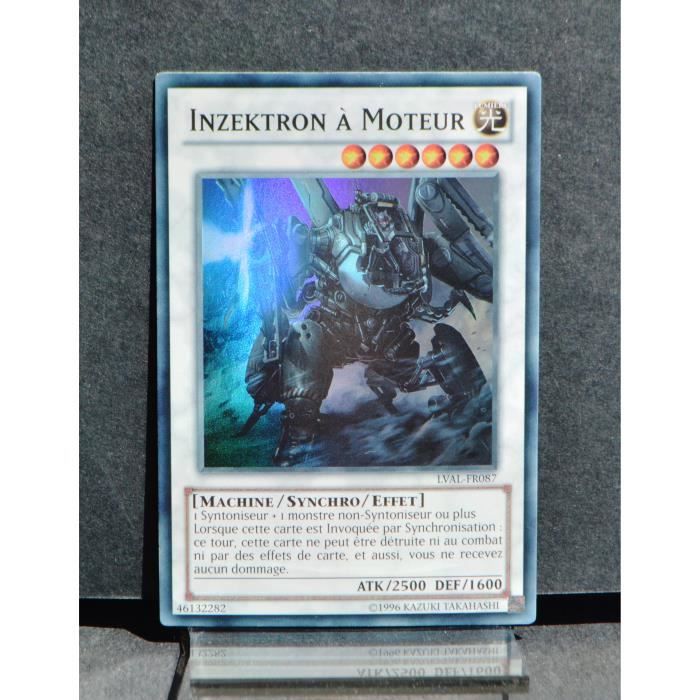Carte YU GI OH INZEKTRON A MOTEUR LVAL-FR087 