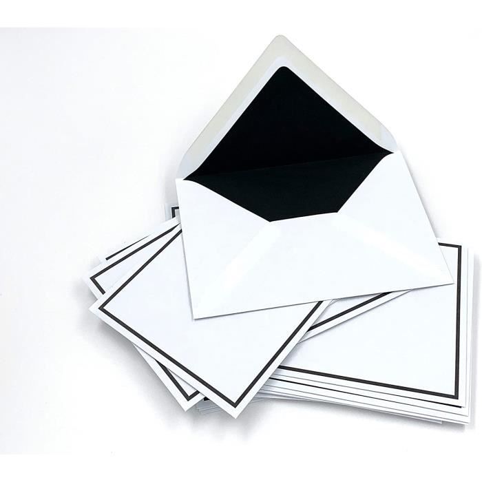 25 Sobres De Luto, Sobres Para Condolencias, C6 = 162 X 114 Mm