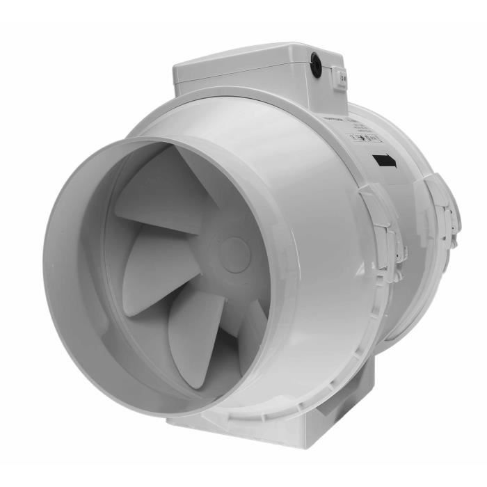 Extracteur Tubulaire TTV - Ø150mm - 467m3/H ou 552m3/H - Vents